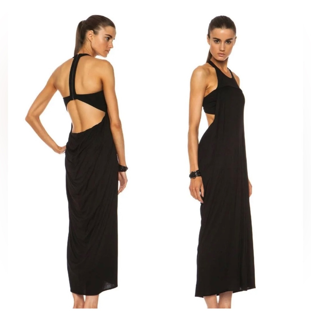 Helmut Lang Open Back Jersey Dress Size Large